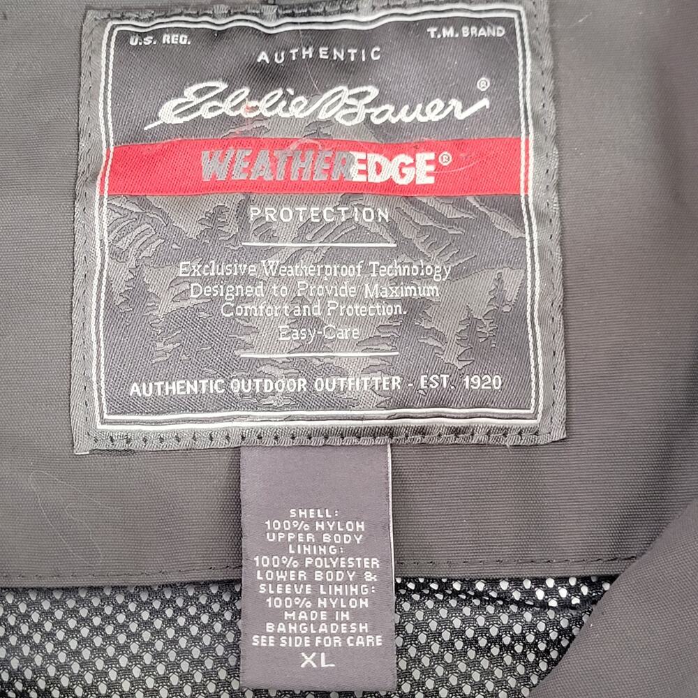 Eddie Bauer Men's Weather Edge Jacket Size XL Outdoorwear Casual Career Work - Picture 6 of 11
